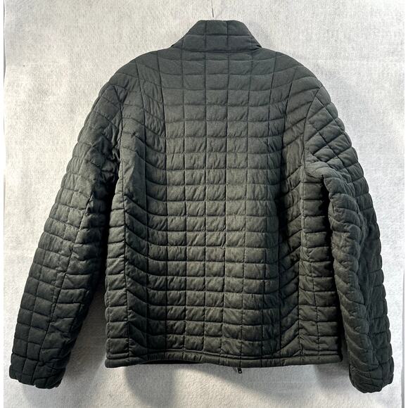 Ben Sherman Large Black Quilted Casual Long Sleeve Stand Up Puffer Jacket - Picture 2 of 9